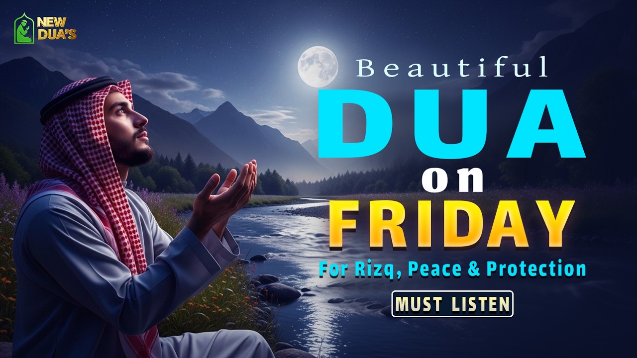 Beautiful Dua on Friday , For Rizq, Peace & Protection | Embrace the Barakah of Jumuah | New Dua's