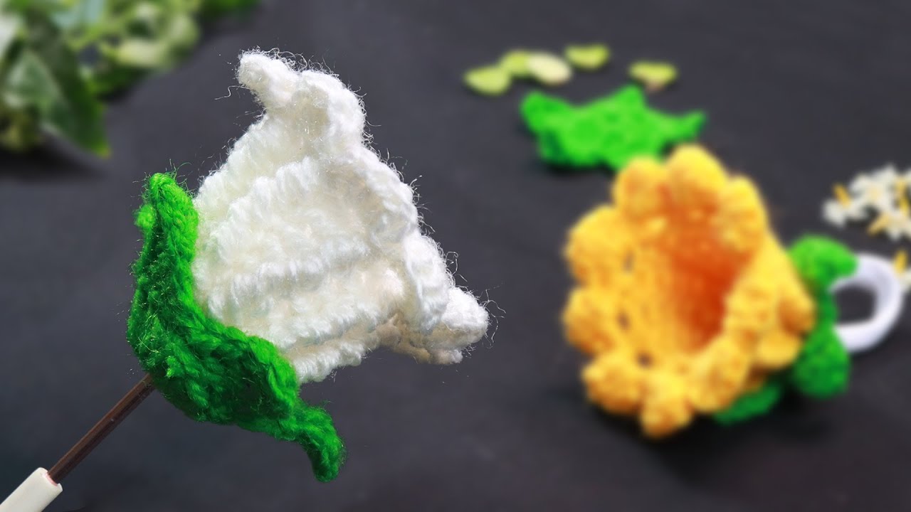 Adorable Crochet Flowers to Attach to a Hairband | Quick & Easy Project