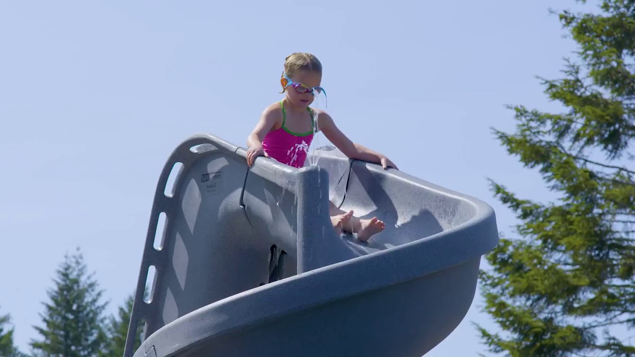 S.R.Smith heliX2 Deck Mounted Pool Slide - Make Memories!