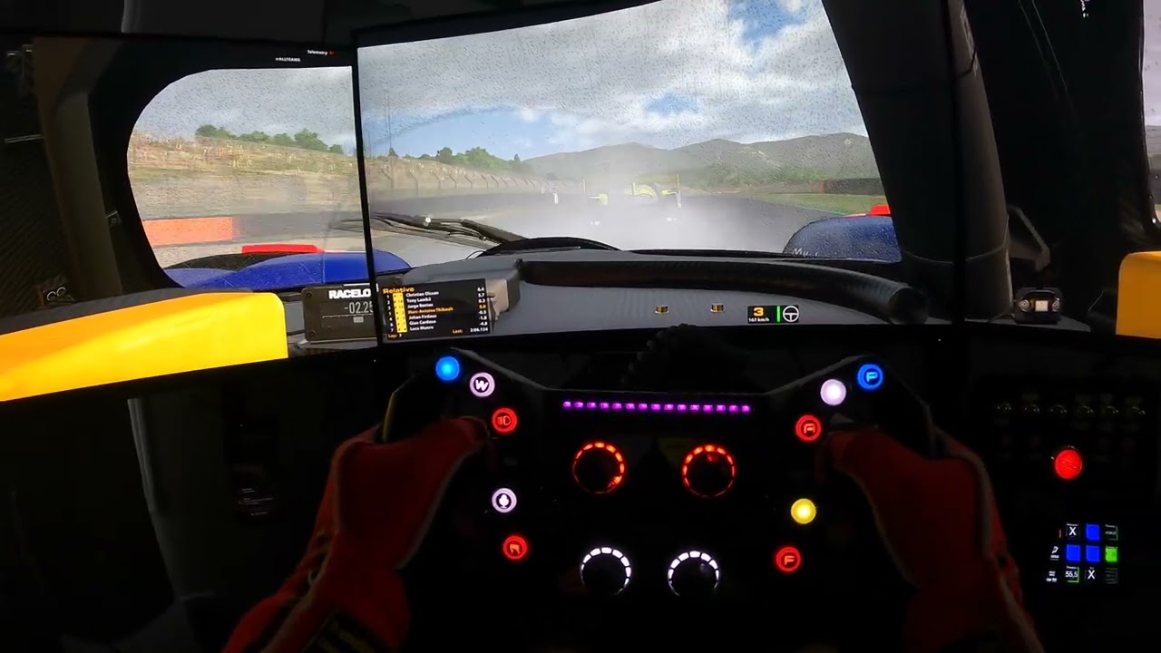 IRacing first rain race !
