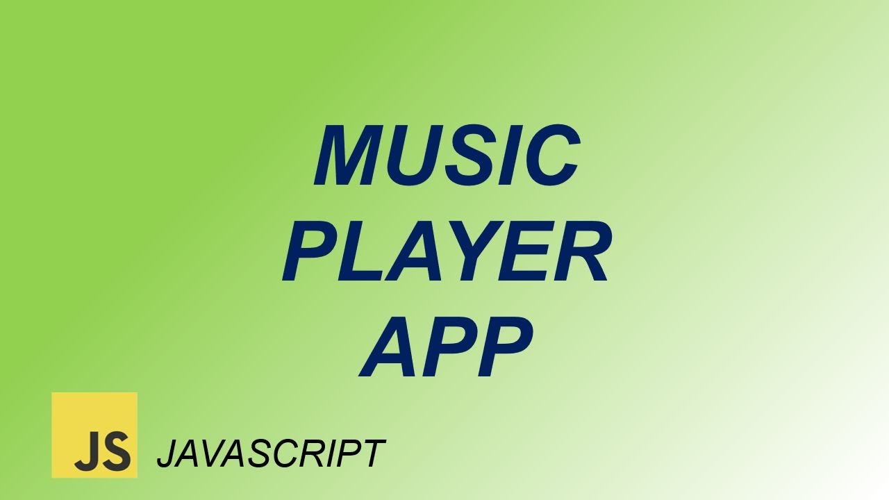 How to make Music Player app using HTML CSS and JavaScript | javascript project