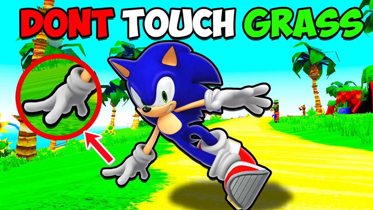 Сможете ли вы пройти все испытания на время, не касаясь травы? (Sonic Speed ​​Simulator)