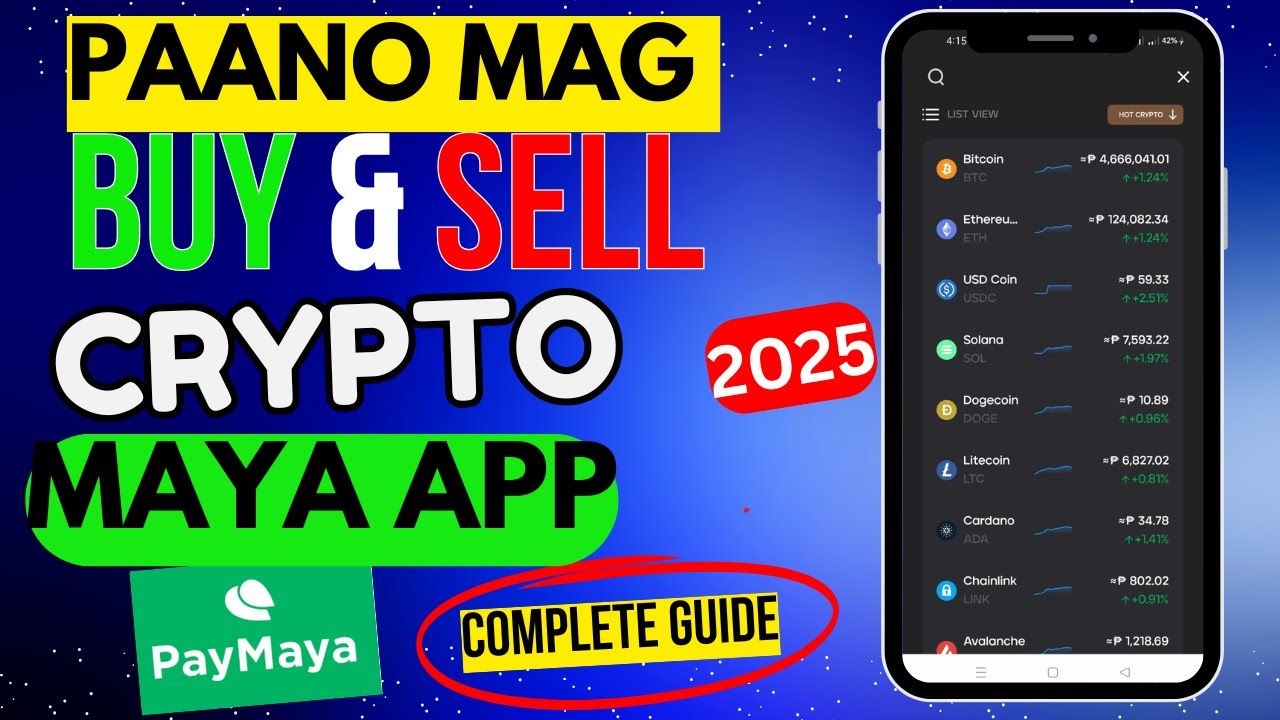 How to buy and sell CRYPTO SA MAYA