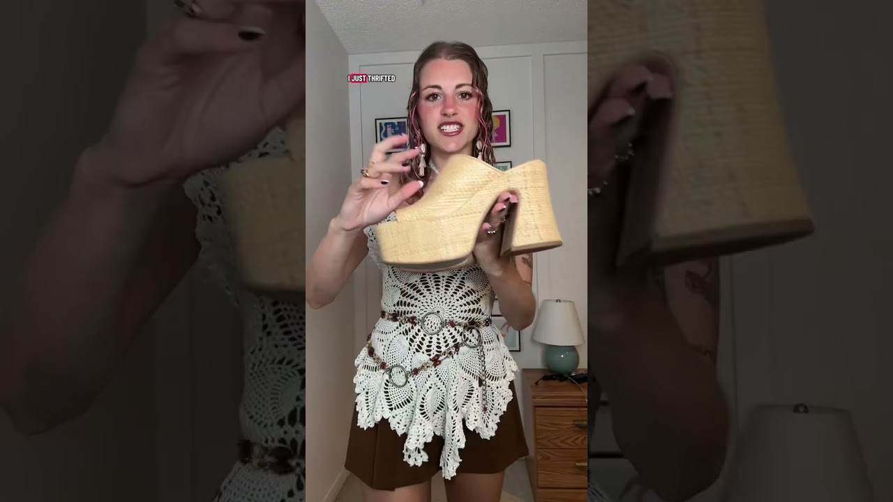 Easy doily thriftflip