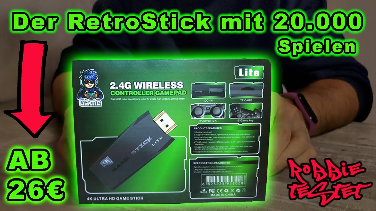 Wir testen den RetroStick mit Nintendo| Playstation| Gameboy| Atari Games uvm