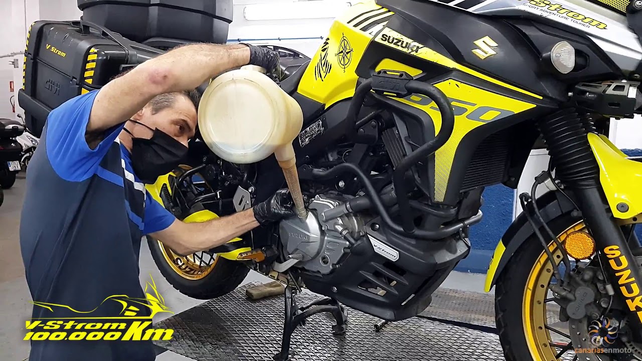 Revisión 100 000 KM Suzuki VStrom 650 de 2017