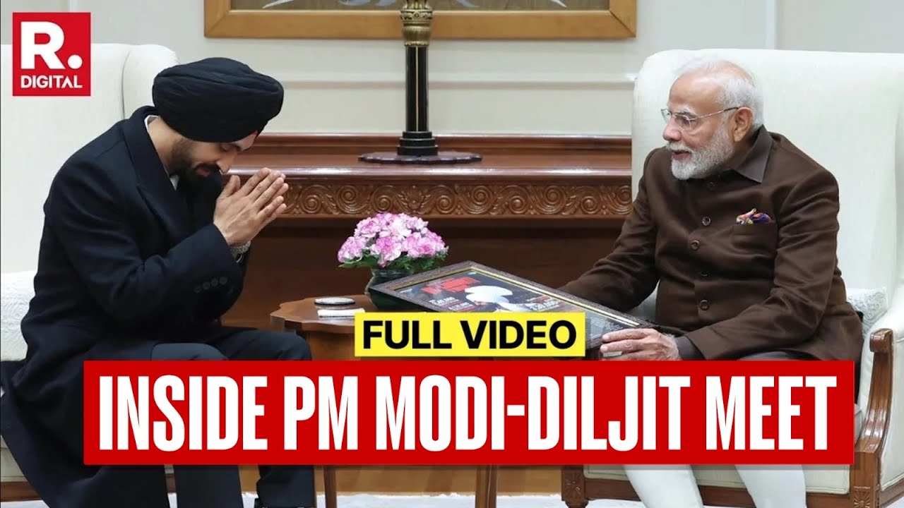 Watch: PM Modi-Diljit Dosanjh Kick Off Year With Mera Bharat Mahan Chat, Yoga, Beats and Tunes