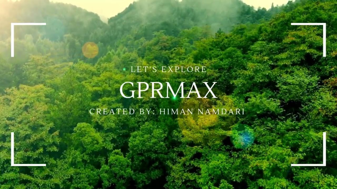 GPR and gprMax Unboxed with Himan | NotebookLM Series