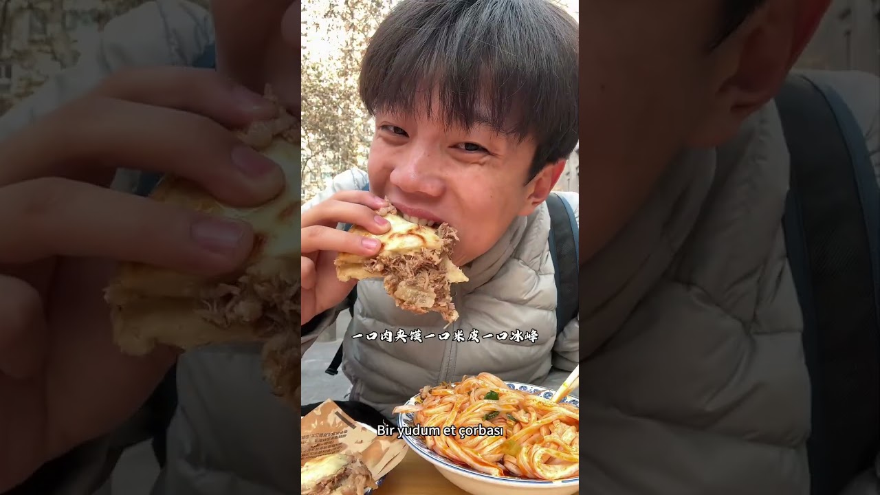 24 saat içinde 8 kez karbonhidrat yedim, Xi'an'ın karbonhidratları çok çeşitli! 🍜🥟#Xi'an #Yemek