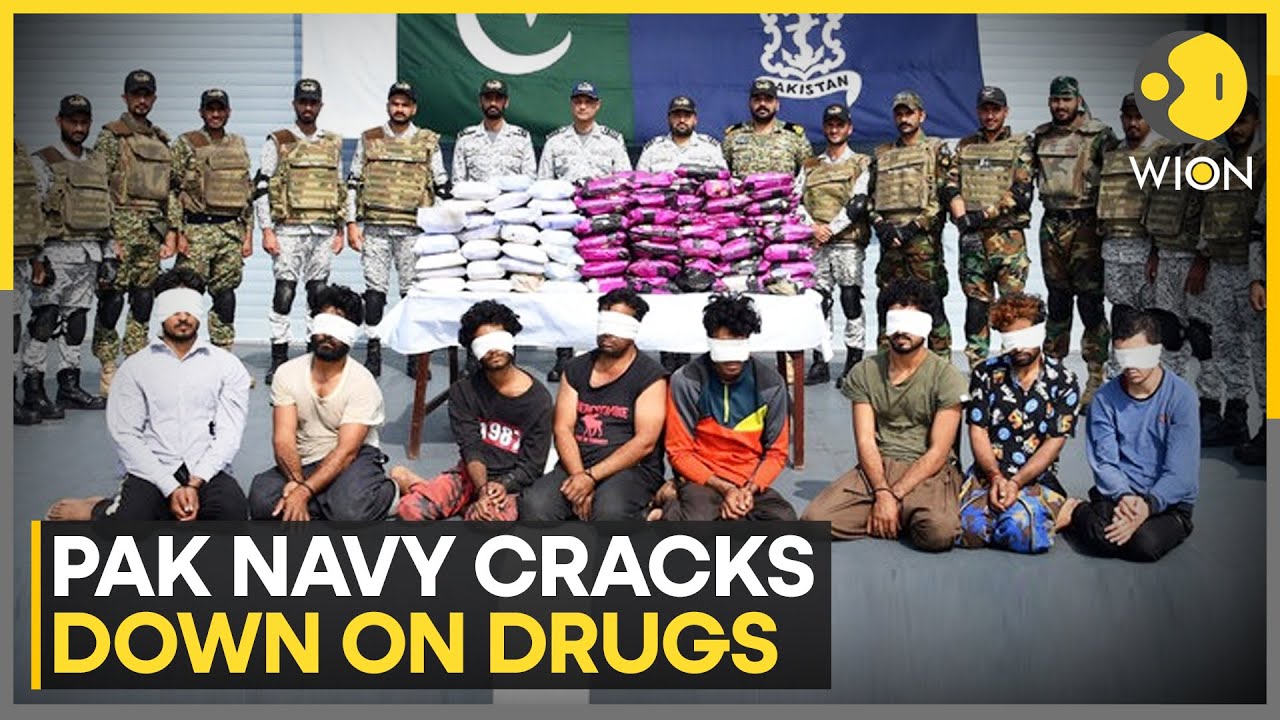 Pak Navy Seizes Crystal Methamphetamine and Cocaine Drugs | WION