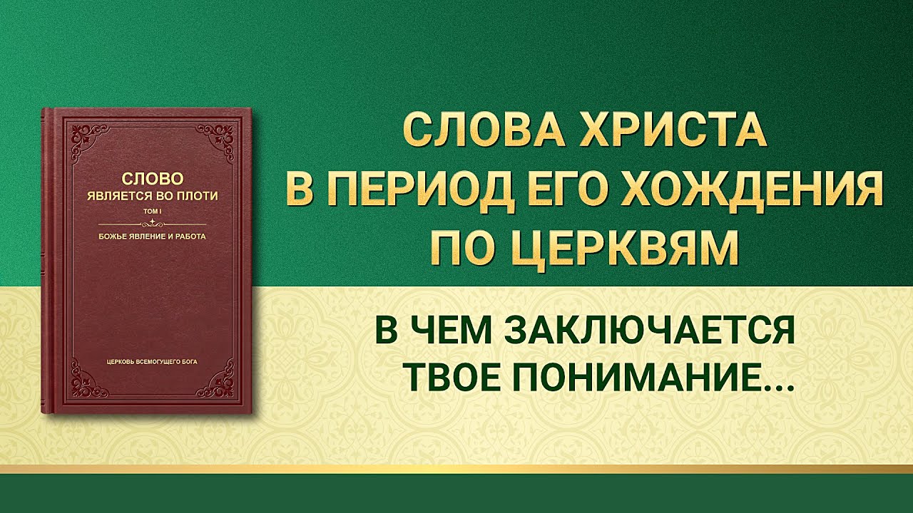Слово Всемогущего Бога | В чем заключается твое понимание, когда речь заходит о Боге