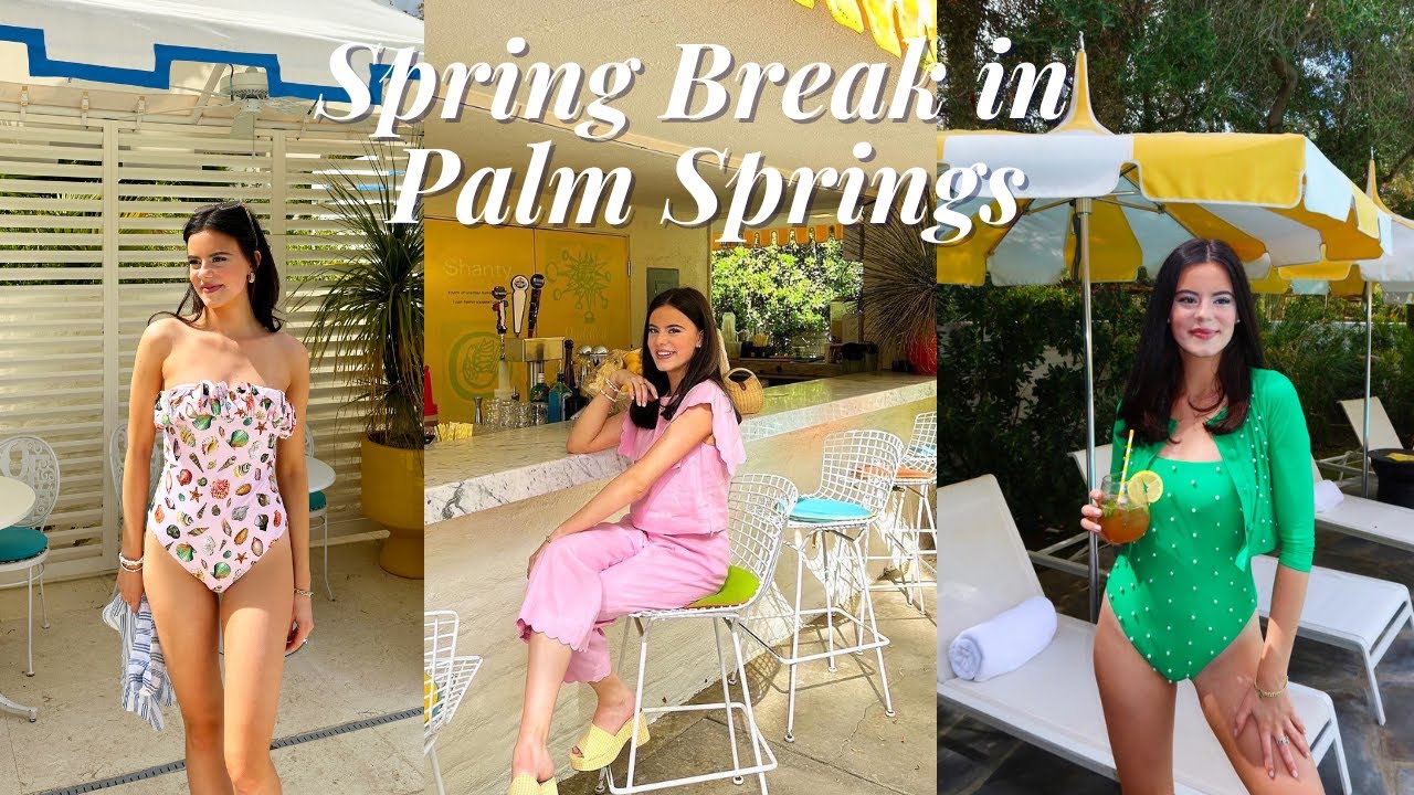 VLOG | spring break in palm springs, california the parker hotel