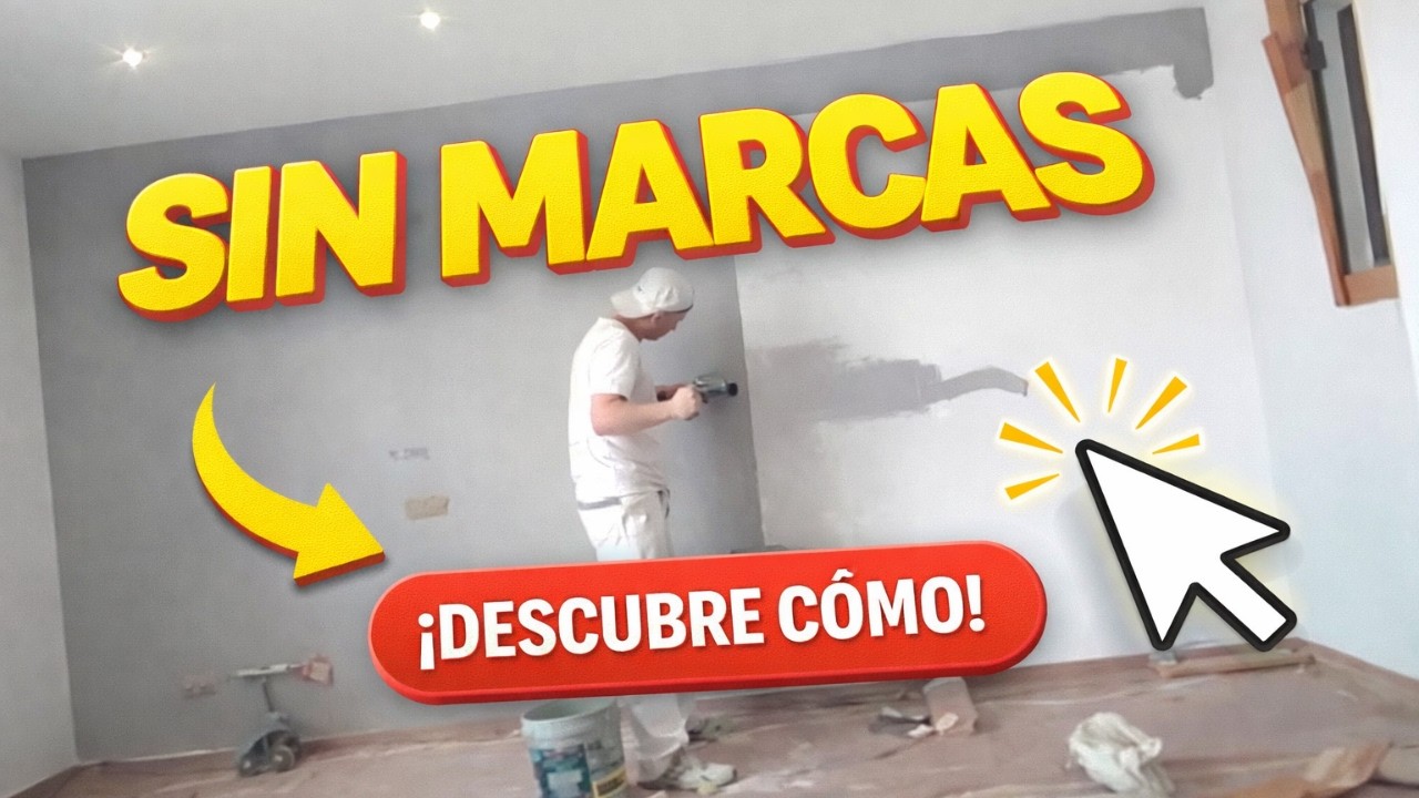 Cómo pintar una pared con rodillo sin marcas y sin rayas