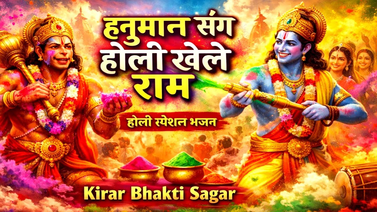 हनुमान संग होली खेले राम | Holi Special Bhajan 2026 | Ram Hanumanji Holi Bhajan | Kirar Bhakti Sagar