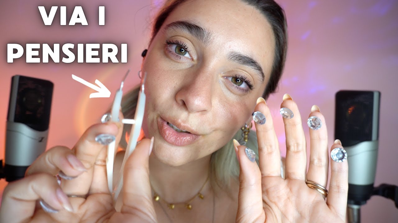 TI AIUTO AD ALLONTANARE I PENSIERI ❤️ ASMR (sub eng)