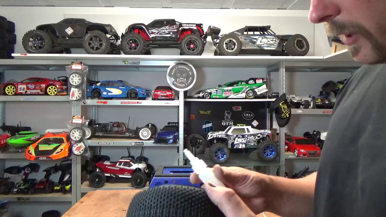 GERMAN RCGARAGE EINFACH REIFEN KLEBEN