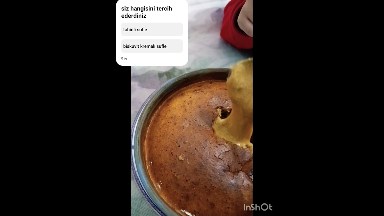 tahinli sufle, biskuvit kremalı sufle 