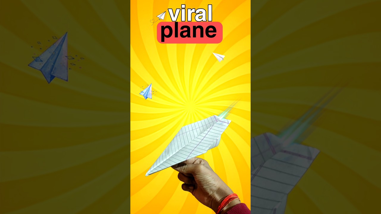 पेपर से बनाएं वायरल पेपर प्लेन 🚀 |how to make paper plane 