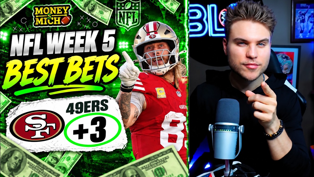 NFL Week 5 Spreads You NEED to BET!! | NFL Best Bets 2026