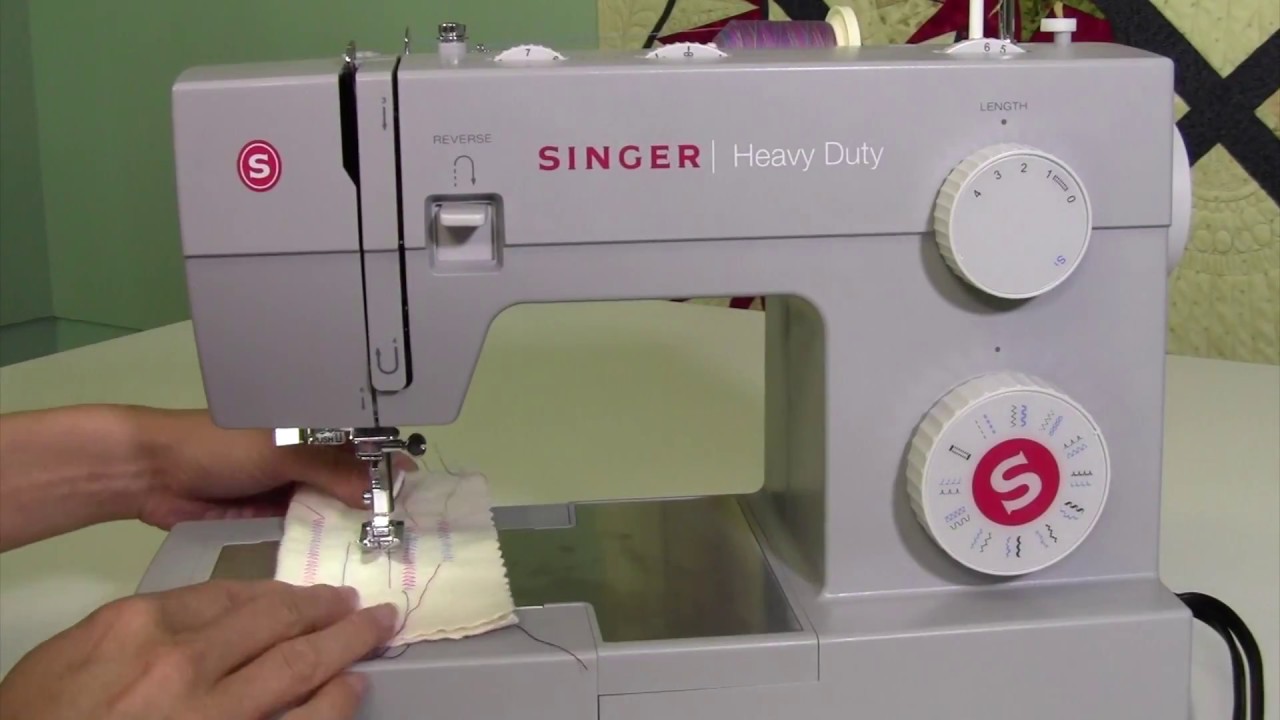 Singer Heavy Duty 4423 20 Как отрегулировать натяжение