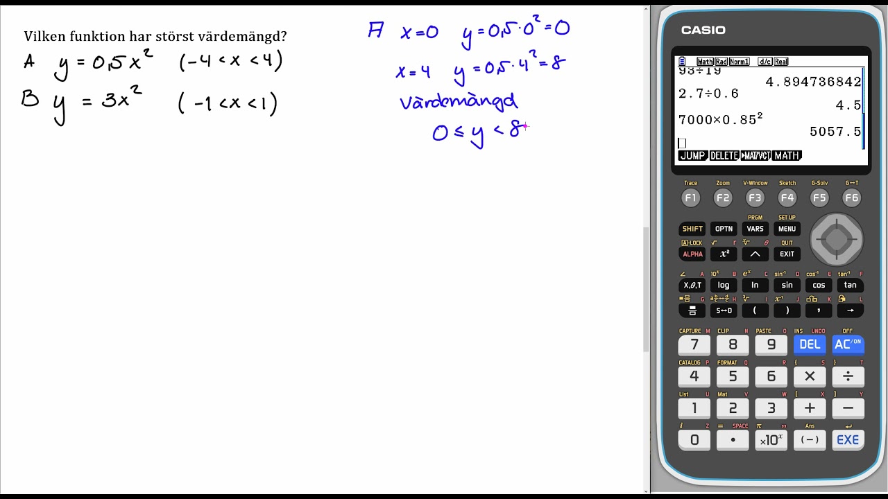 Matematik 5000+ 1c Uppgift 3454 för reviderad ämnesplan 2021