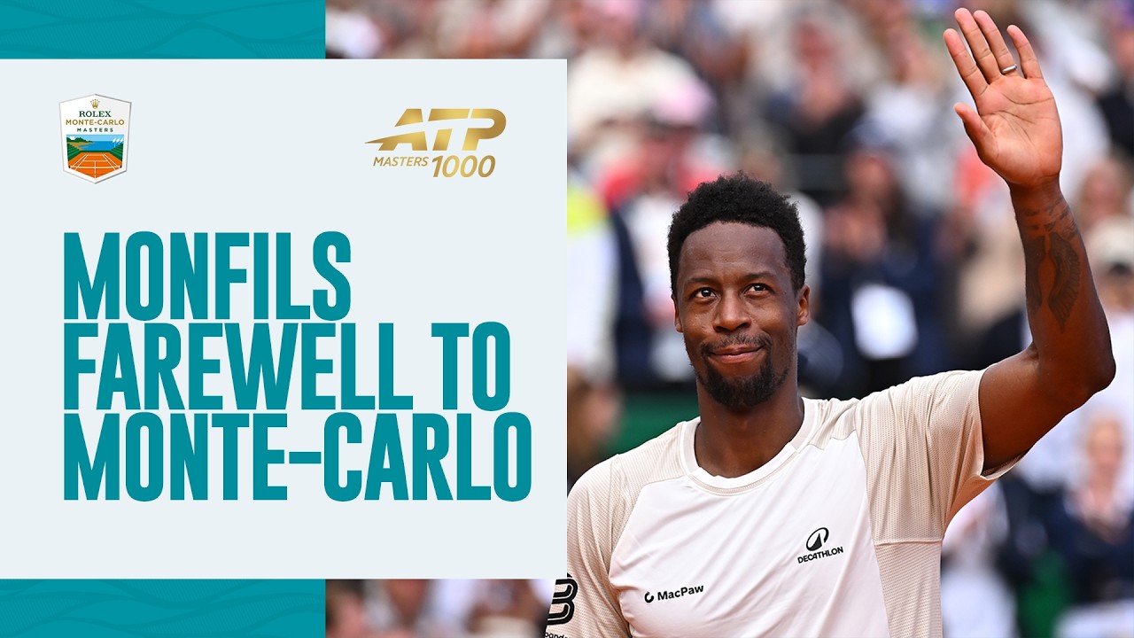 Gael Monfils Farewell Ceremony at Rolex Monte-Carlo Masters ❤️