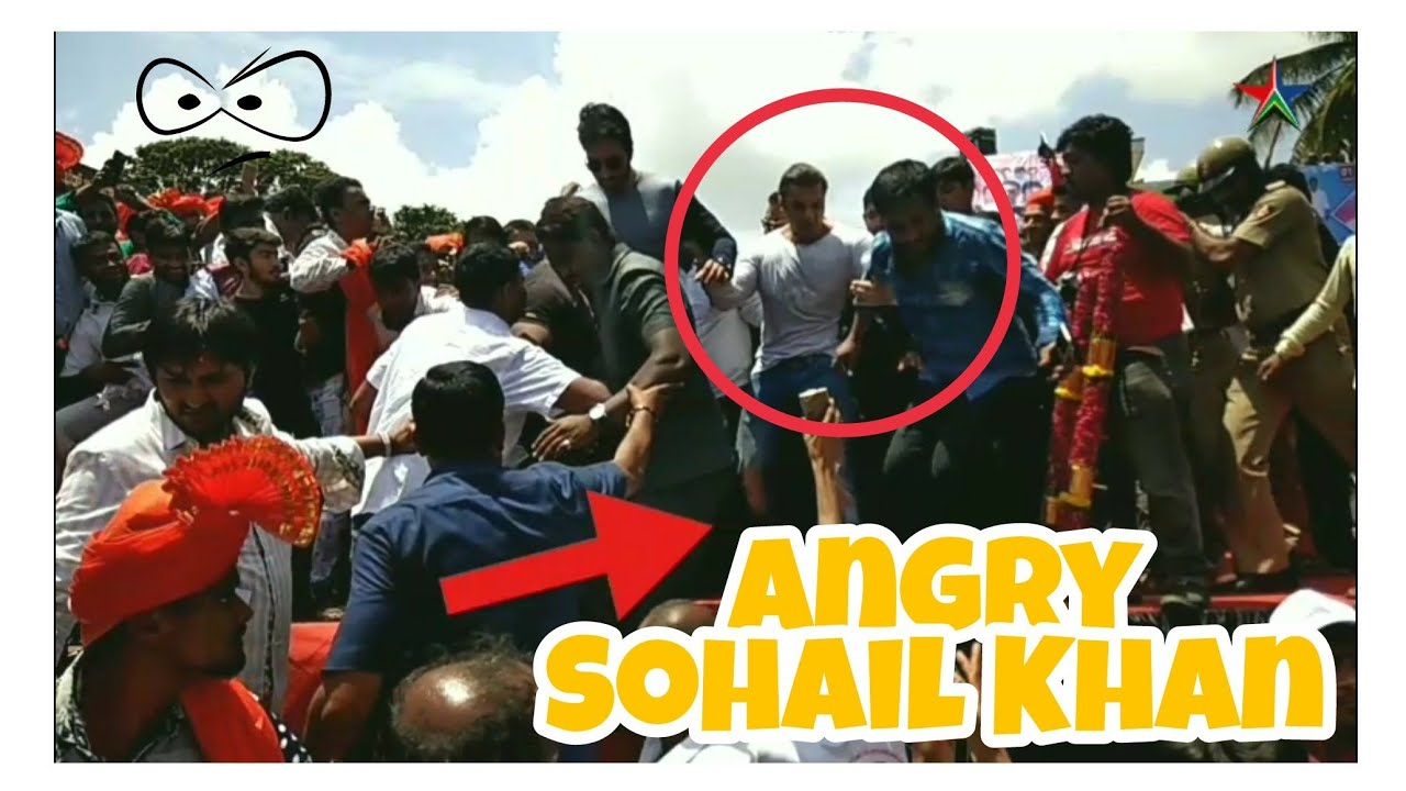 Sohail Khan ABUSING Fans in Bengaluru