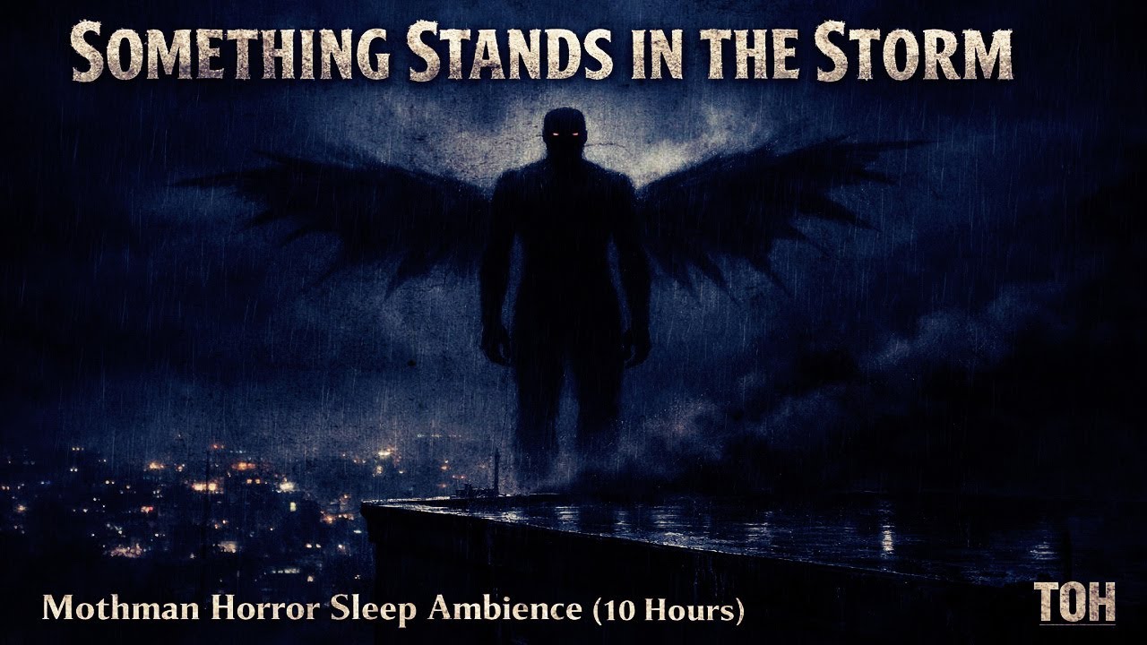 Something Stands in the Storm: Mothman Horror Sleep Ambience (10 Hours)