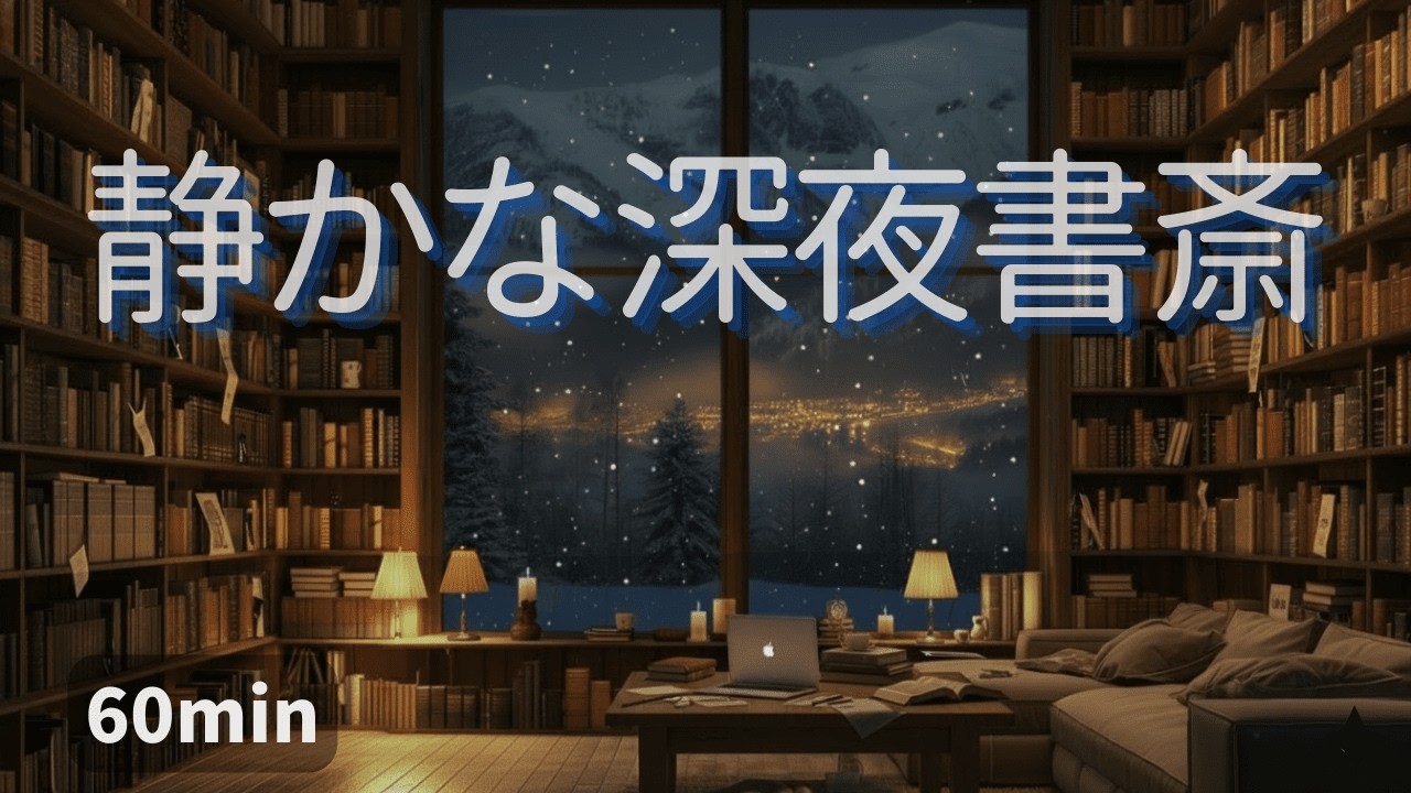 【夜活作業BGM】　深夜時間に集中する静かなチップチューン × 大人のLo-fi | 副業・勉強・癒やし | Latenight deepfocus