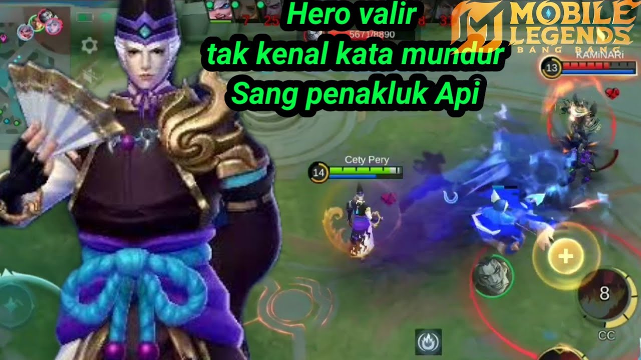 Valir skin sikhigami sumoner penakluk api di land of down mobile legend bang bang