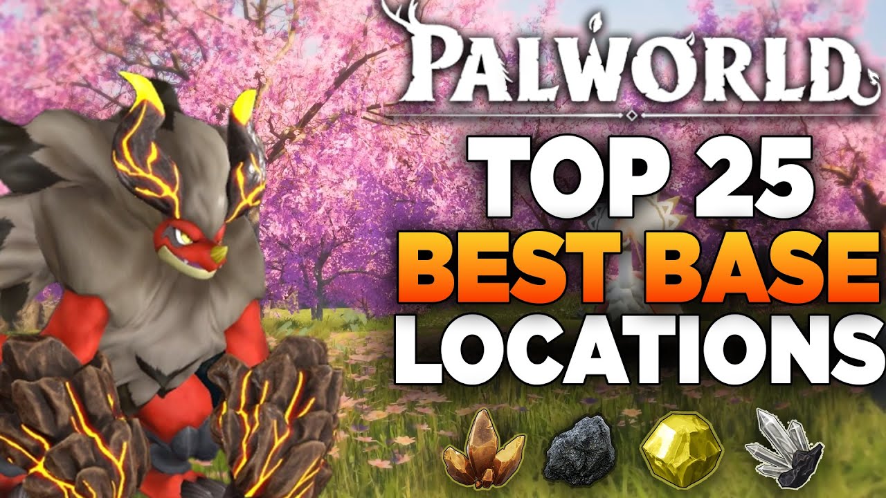 25 BEST Base Location In PALWORLD [Hindi] - Main Base And Mining Base