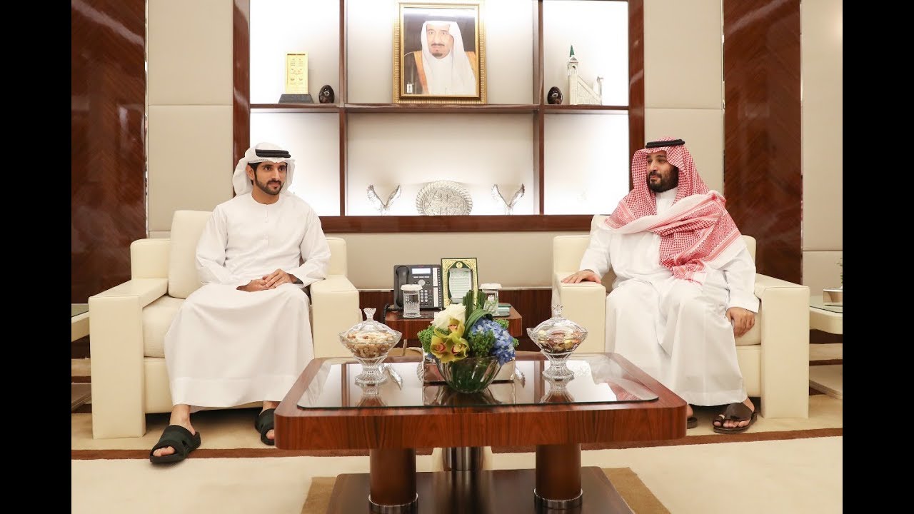 حمدان بن محمد يلتقي محمد بن سلمان