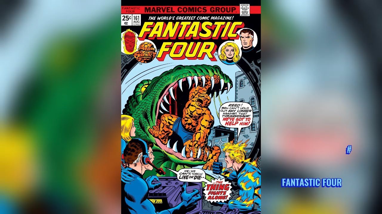 История комиксов Marvel: Фантастическая четвёрка #161 (август 1975 г.) #marvelcomics #fantasticfo...