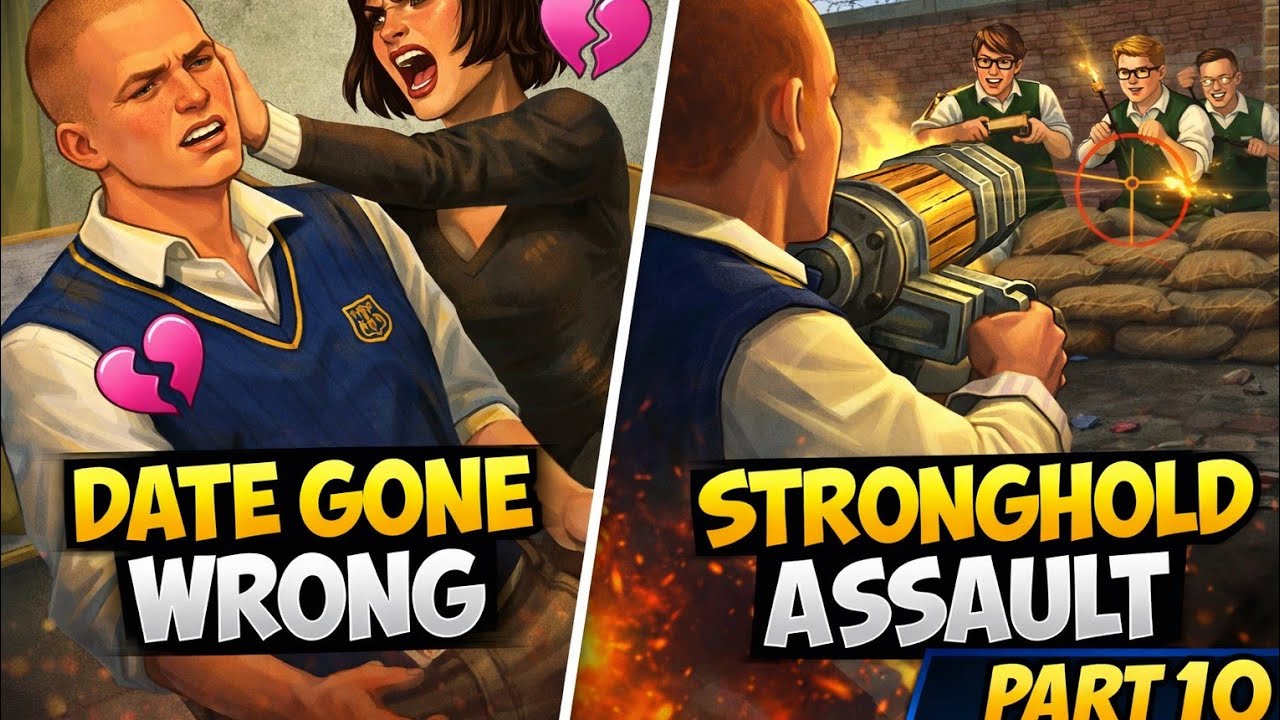 DATE GONE WRONG 💔➡️ STRONGHOLD ASSAULT 💥 | Bully Story Mode | Part 10