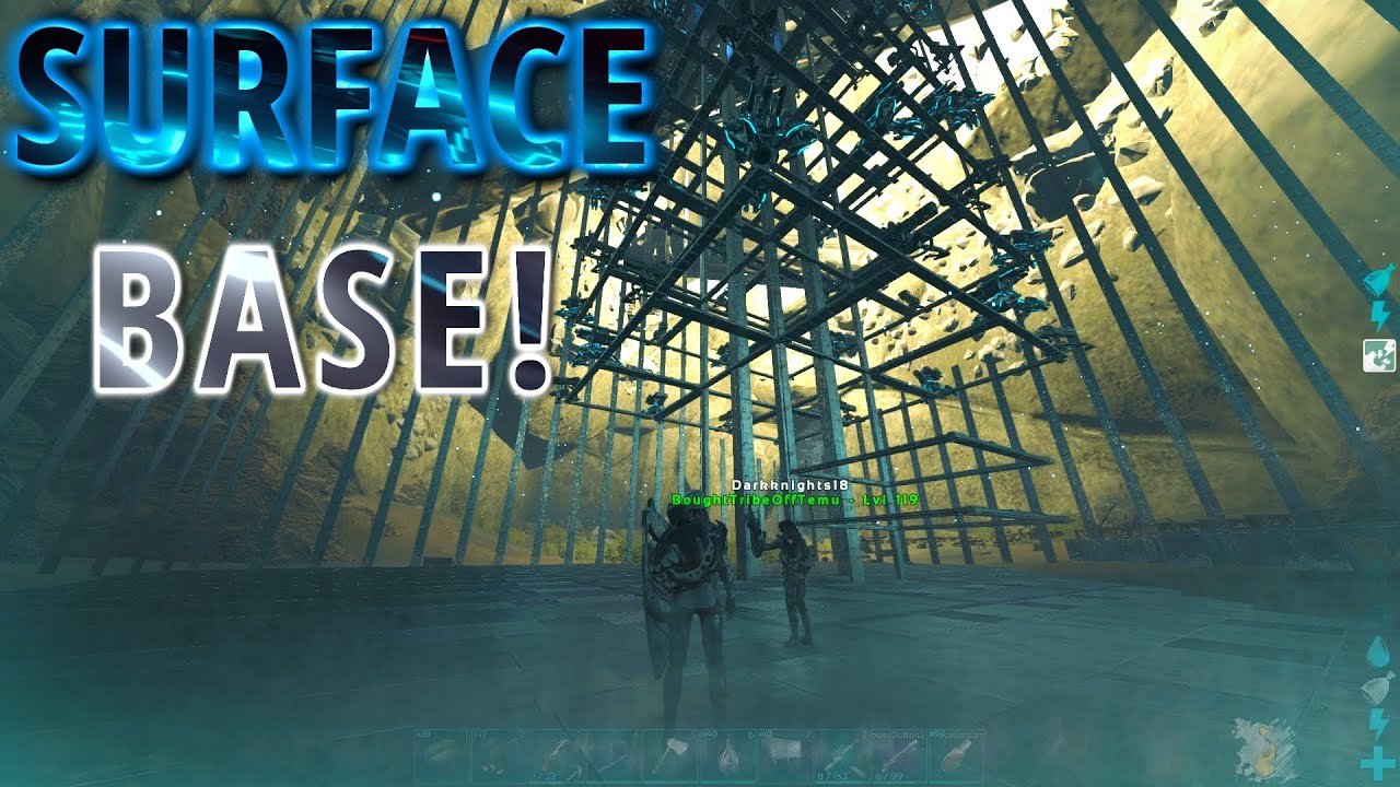 We Built a Base in A SURFACE ENTRANCE! ARK Uncommon Builds
