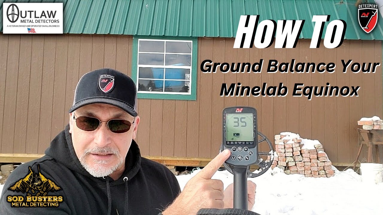 How To Ground Balance Your Minelab Equinox With Technique Challenge