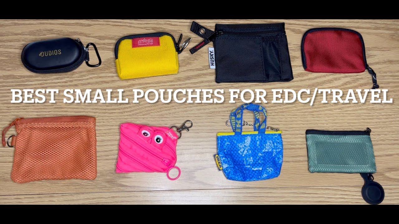 Best MICRO pouches for EDC/Travel (Ikea, Manhattan Portage, Muji, Chums, Husky...)