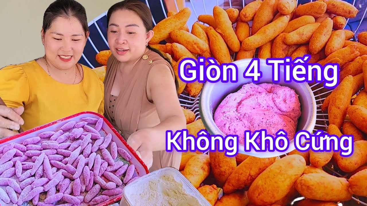 Tuyệt Chiêu làm BÁNH KHOAI MỠ nhanh giòn dẻo ngon nhất từ trước đến nay
