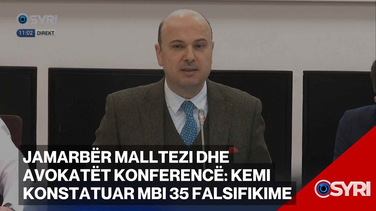 Jamarbër Malltezi dhe avokatët konferencë: Kemi konstatuar mbi 35 falsifikime