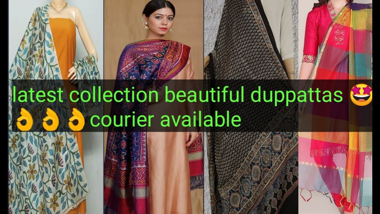 #Dupattas #bagalpuri silk dupattas #Madhubani art silk dupattas #courier available