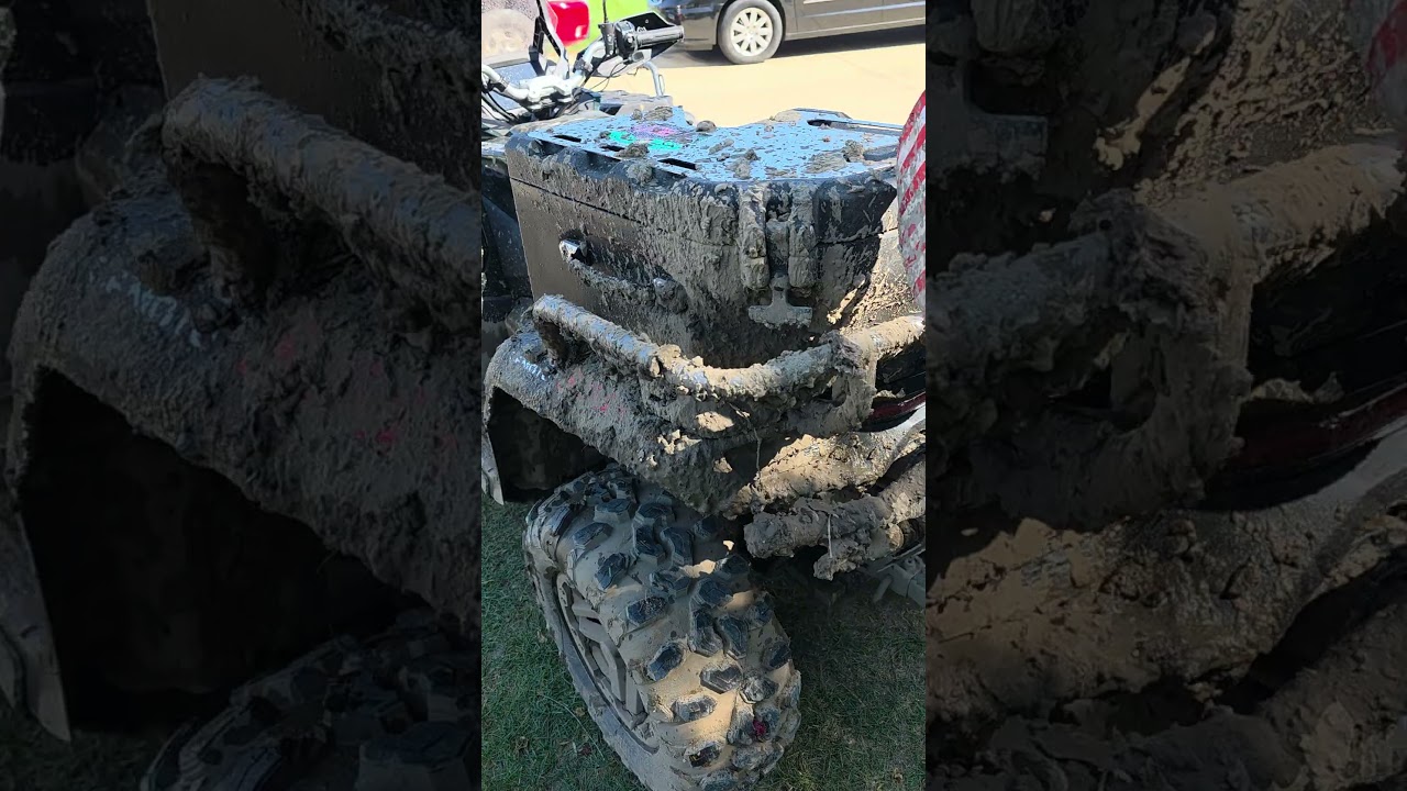 Tracker atv VS CFMOTO. mudding. the after effects.