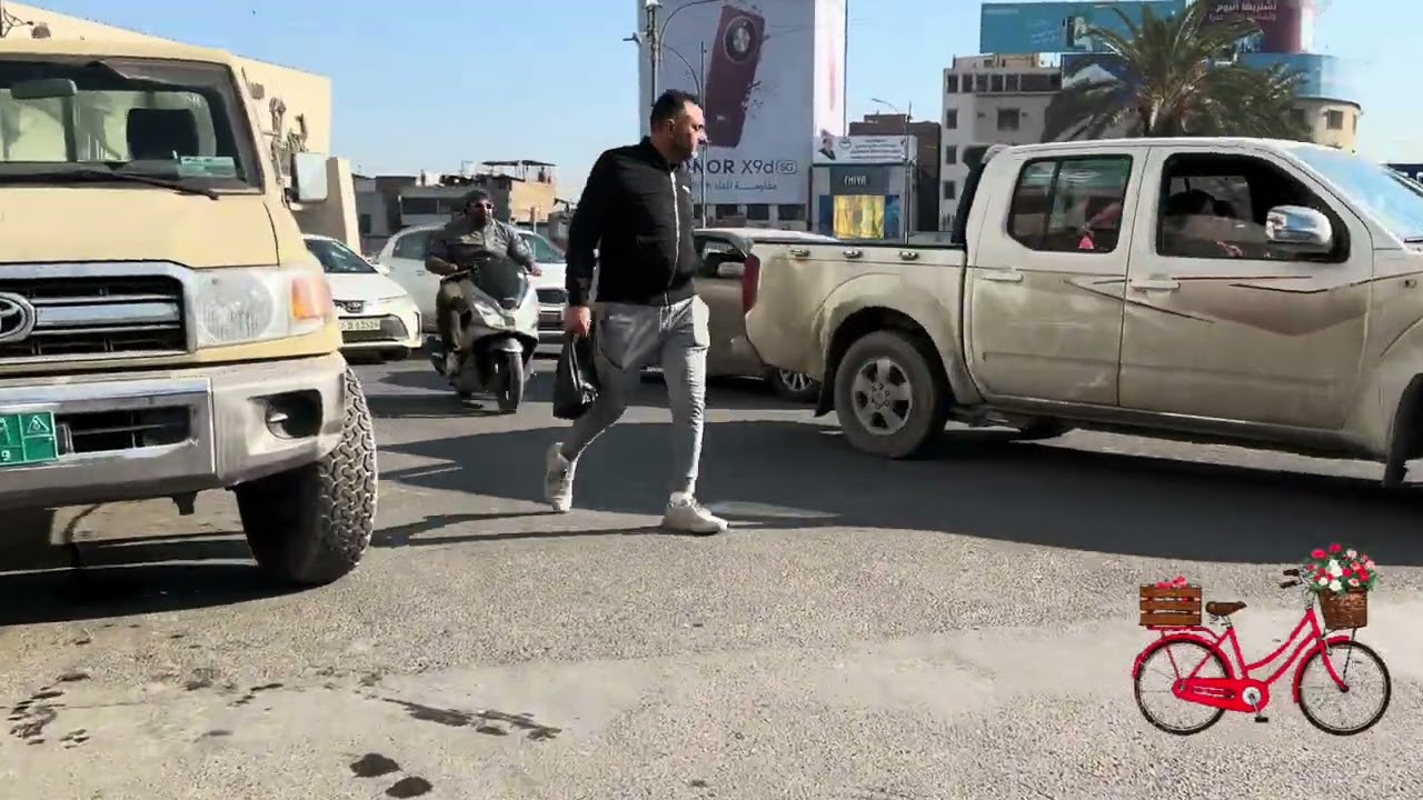 جولة في شارع الخلفاء+نصب التحرير/ A tour of Al-Khulafa Street+ Liberation Monument/ Discover Baghdad