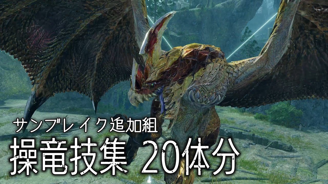 操竜技集 (サンブレイク追加組 20体分)