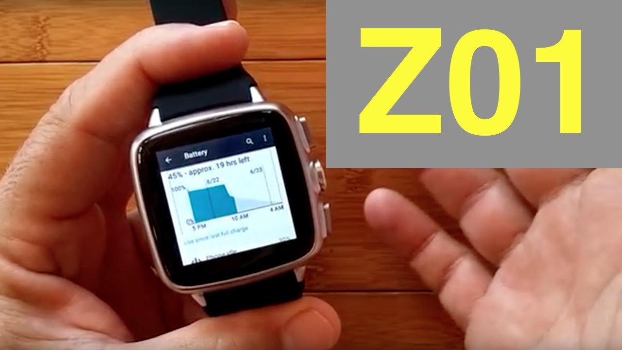 Z01 Square 1GB/8GB ANDROID 5.1 Smartwatch: Unboxing & 1st Look
