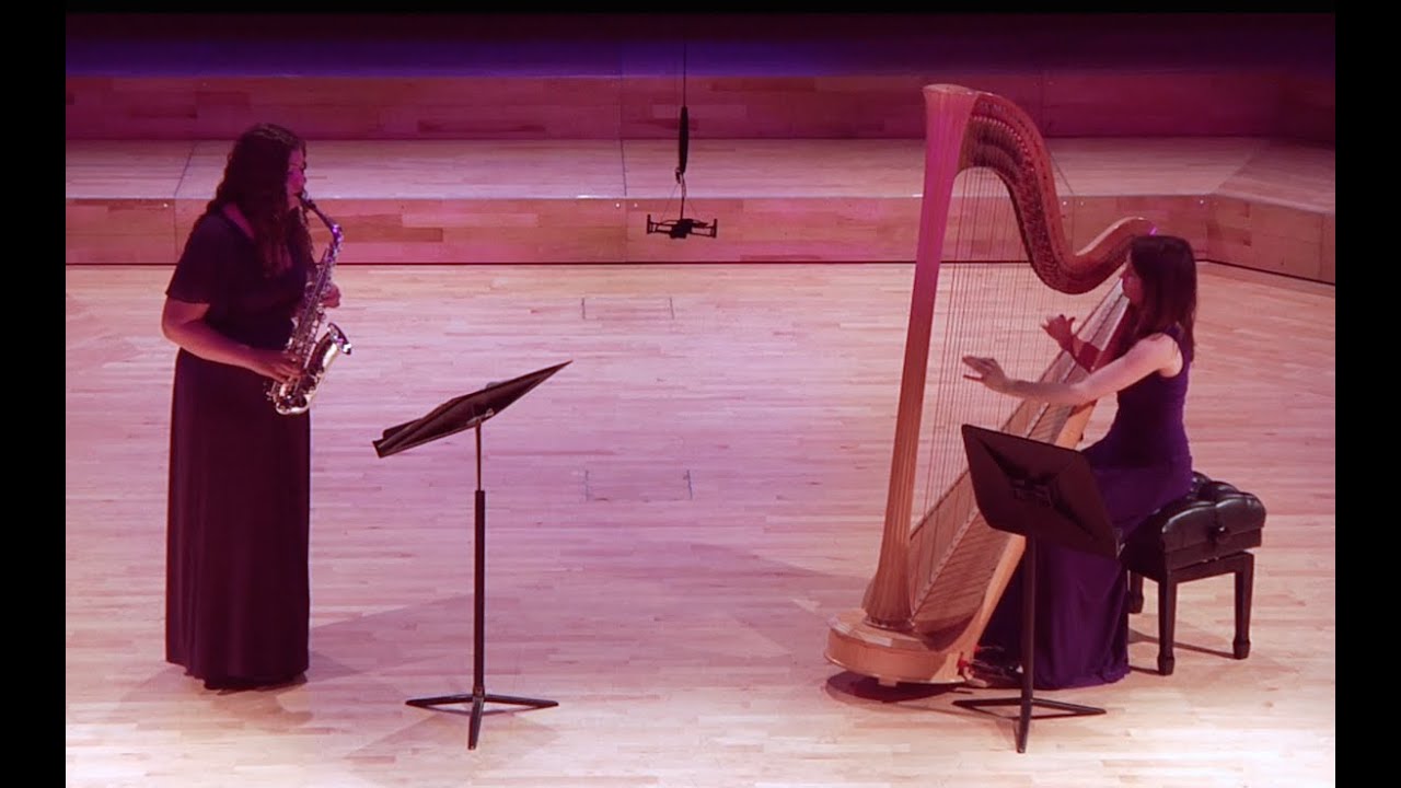 Polaris Duo: Sonata for Alto Saxophone and Harp (movement 1) - Andy Scott