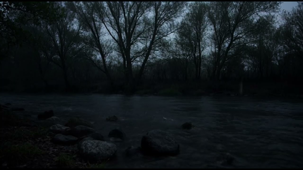 the sound of the rain black screen