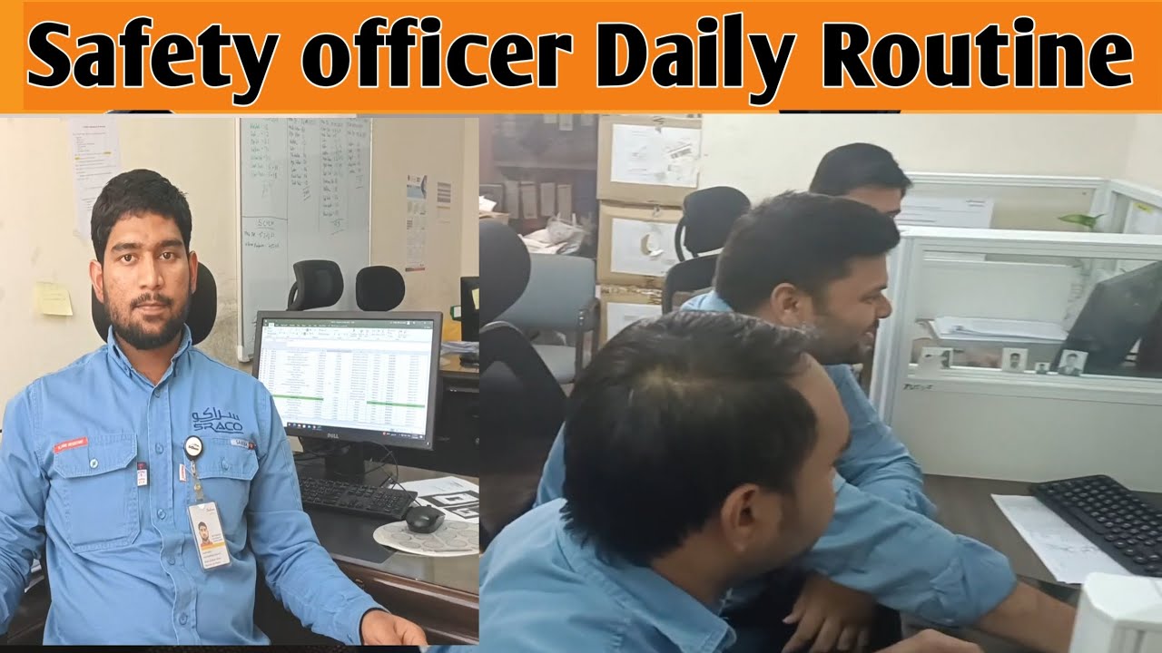 Safety officer Daily Routine ! safety officer life style gulf ! Safety officer room ! safety kashif