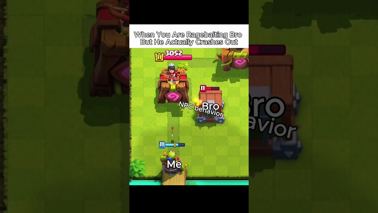When Bro Crashes Out ✌🥀#clashroyale #shorts