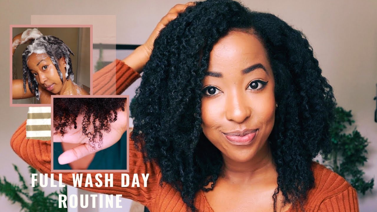 MY NATURAL HAIR WASH DAY ROUTINE | 5 years natural (4b+4c Hair)