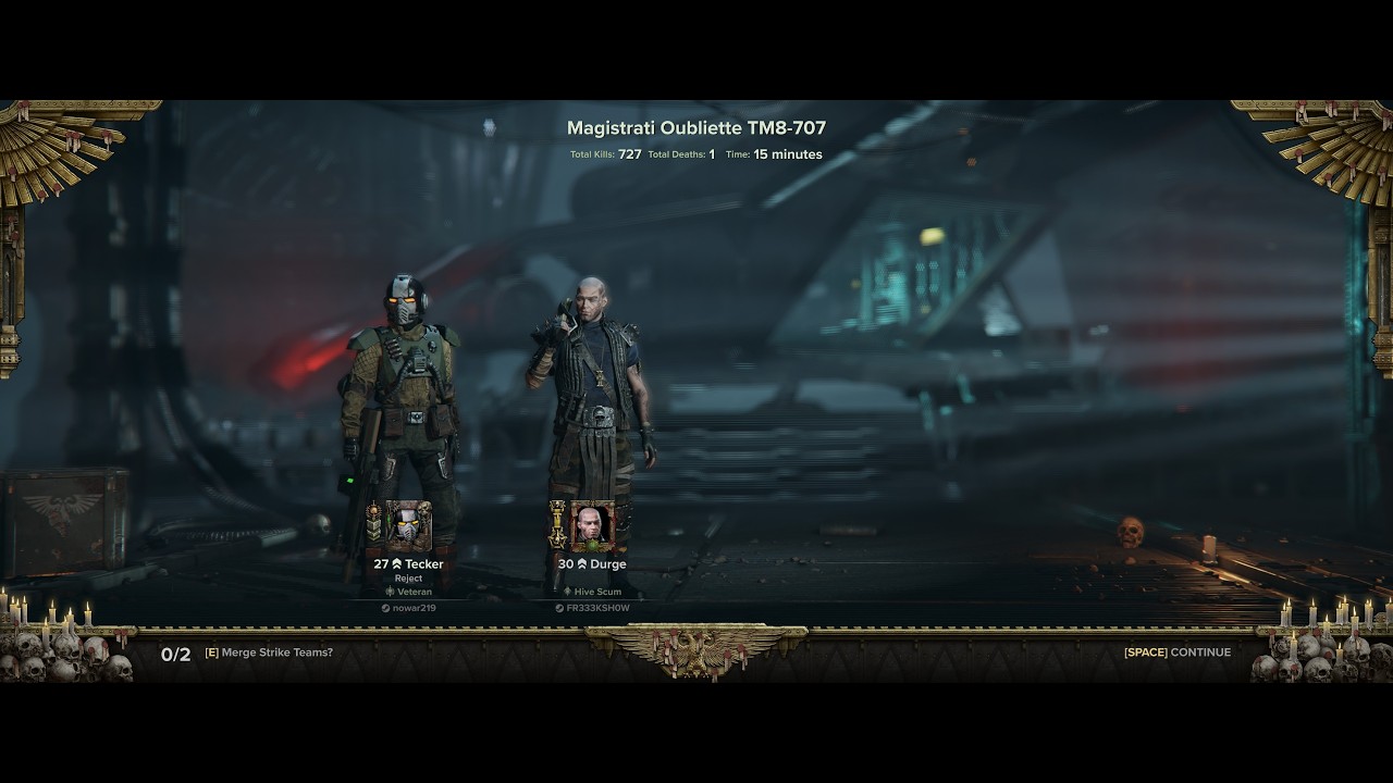 FROM WARHAMMER 40 000 DARKTIDE---MAGISTRATI OUBLIETTE TM8 - 707----Gamed By : nowar219